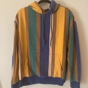 RARE Forever21 striped hoodie!